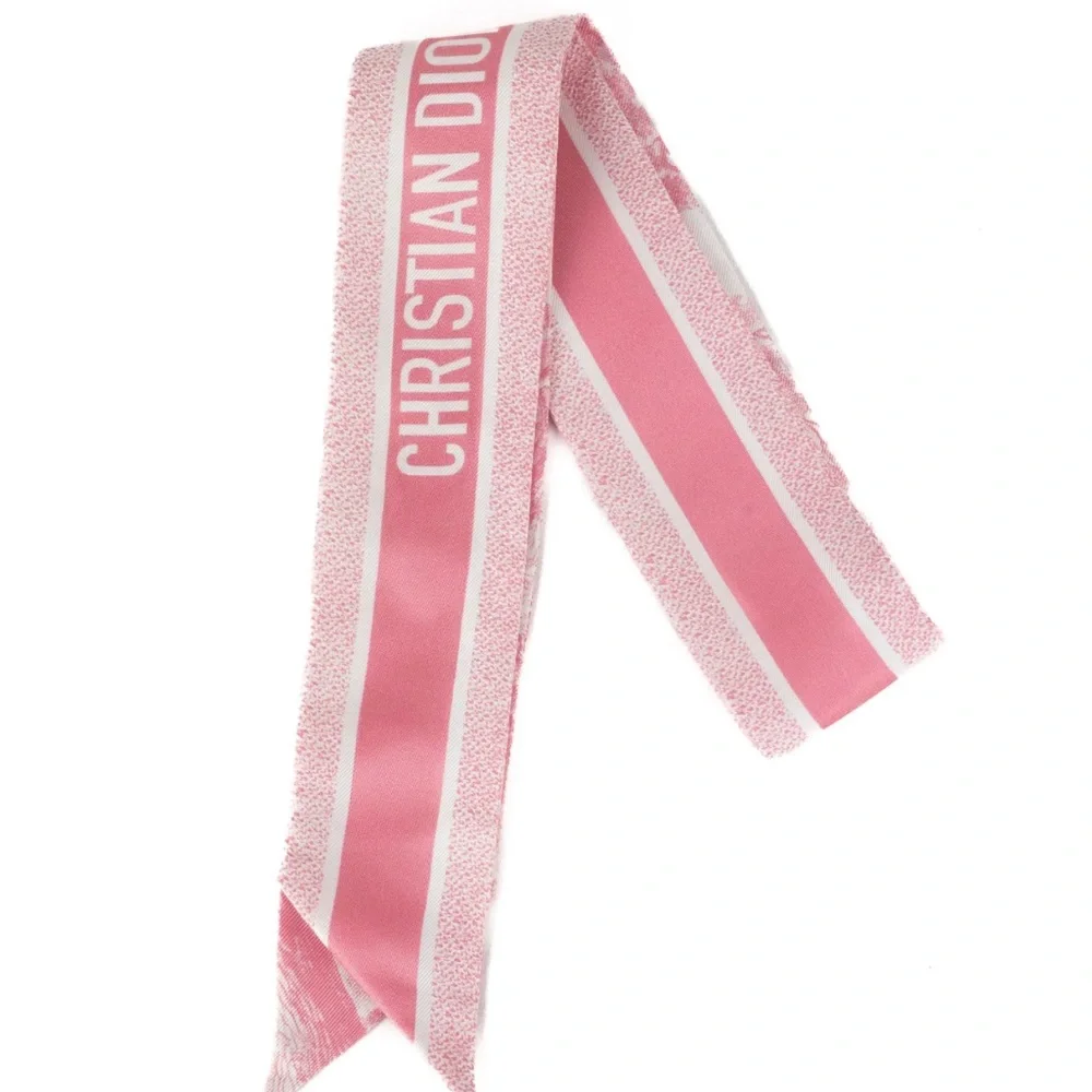 Dior Toile Du Jouy Sauvage Mitzah Scarf Pink